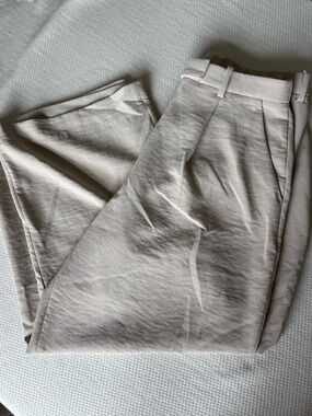 Curve Love A&F Sloan Crepe Tailored Wide Leg Pant